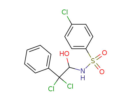 4-chloro-N-(2,2-dichloro-1-hydroxy-2-phenylethyl)benzenesulfonamide