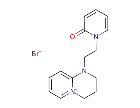 1-[2-(2-oxo-2H-pyridin-1-yl)ethyl]-1,2,3,4-tetrahydropyrido[1,2-a]pyrimidin-5-ylium bromide