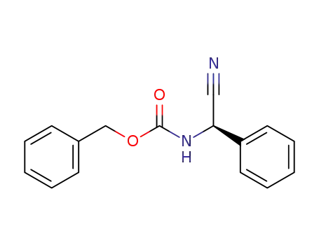 (R)-2-benzyloxycarbonylamino-2-phenylacetonitrile