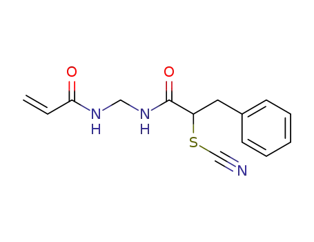 N-[(3-phenyl-2-thiocyanatopropionylamino)methyl]acrylamide