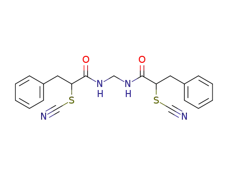 N,N-methylenebis(2-thiocyanato-3-phenylpropionamide)