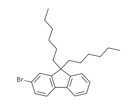Molecular Structure of 226070-05-9 (2-Bromo-9,9-dihexyl fluorene)