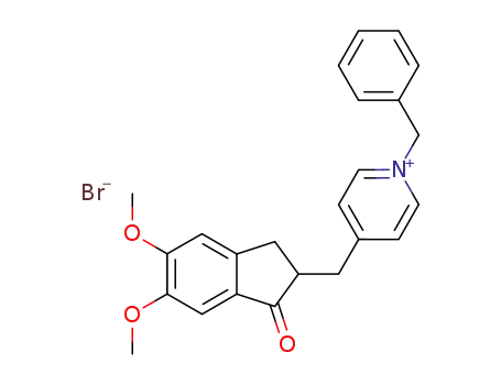(±)-2-[(1-benzylpyridin-1-ium-4-yl)methyl]-5,6-dimethoxy-indan-1-one bromide