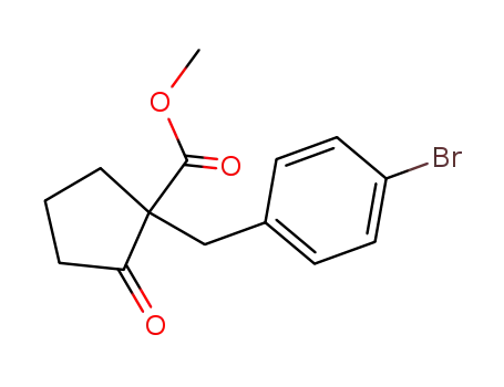 methyl 1-(4-bromobenzyl)-2-oxocyclopentanonecarboxylate