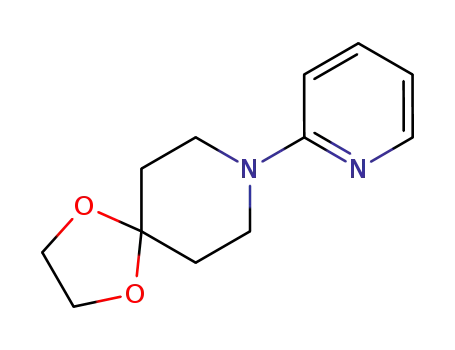 Molecular Structure of 264608-40-4 (1,4-Dioxa-8-azaspiro[4.5]decane, 8-(2-pyridinyl)-)