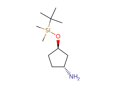 (+/-)-trans-3-(tert-butyl-dimethylsilanyloxy)-cyclopentylamine