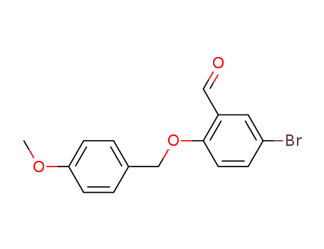 3-bromo-6-((4-methoxybenzyl)oxy)benzaldehyde