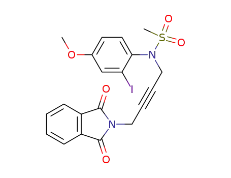 N-[4-(1,3-dioxodihydroisoindol-2-yl)but-2-ynyl]-N-(2'-iodo-4'-methoxyphenyl)methanesulfonamide