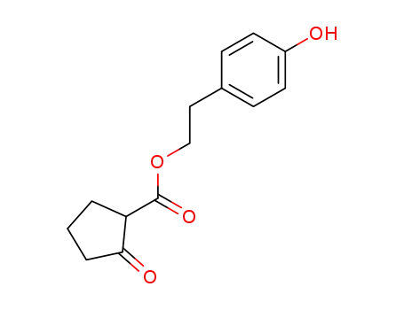 2-oxo-cyclopentanecarboxylic acid 2-(4-hydroxy-phenyl)-ethyl ester