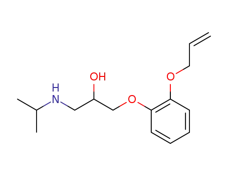 Molecular Structure of 6452-71-7 (oxprenolol)