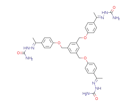 1-{4-[3,5-di(4-acetylphenoxymethyl)benzyloxy]phenyl}-1-ethanone-N-aminocarbonylsemicarbazone