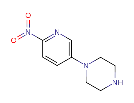 Molecular Structure of 775288-71-6 (1-(6-nitropyridin-3-yl)piperazine)