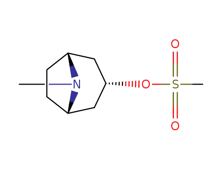 Molecular Structure of 35130-97-3 (Tropine-3-mesylate)