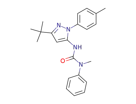 N-(5-tert-butyl-2-(p-tolyl)-2H-pyrazol-3-yl)-N'-methyl-N'-phenylurea
