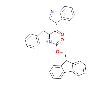 9H-fluoren-9-ylmethyl N-[(1S)-1-benzyl-2-benzotriazol-1-yl-2-oxoethyl]carbamate