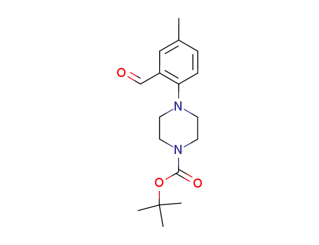 4-(2-formyl-4-methyl-phenyl)-piperazine-1-carboxylic acid tert-butyl ester
