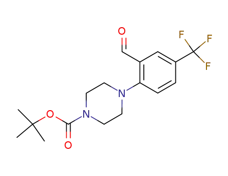 4-(2-formyl-4-(trifluoromethyl)phenyl)piperazine-1-carboxylic acid tert-butyl ester