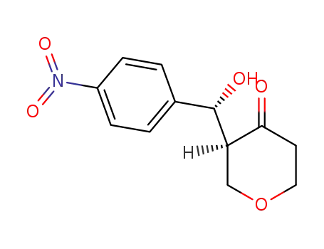 (S)-3-((R)-hydroxy(4-nitrophenyl)methyl)-tetrahydropyran-4-one