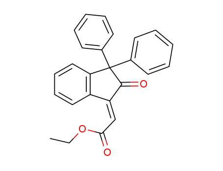 (E)-(3,3-diphenyl-2-oxoindan-1-ylidene)acetic acid ethyl ester