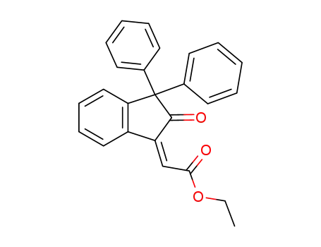 (Z)-(3,3-diphenyl-2-oxoindan-1-ylidene)acetic acid ethyl ester