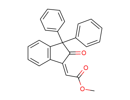 (Z)-(3,3-diphenyl-2-oxoindan-1-ylidene)acetic acid methyl ester