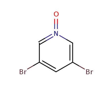 Molecular Structure of 2402-99-5 (3,5-DIBROMOPYRIDINE 1-OXIDE)