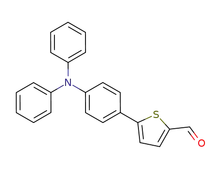 Molecular Structure of 291279-14-6 (5-(4-(diphenylamino)phenyl)thiophene-2-carbaldehyde)