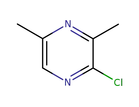 Molecular Structure of 38557-72-1 (2-chloro 3,5-dimethyl pyarazine)