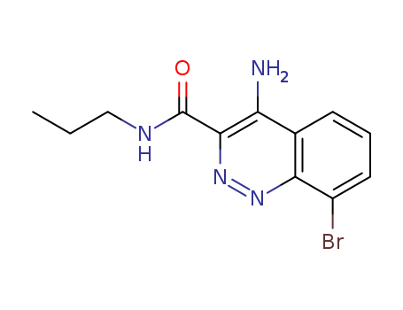 3-Cinnolinecarboxamide,4-amino-8-bromo-N-propyl-