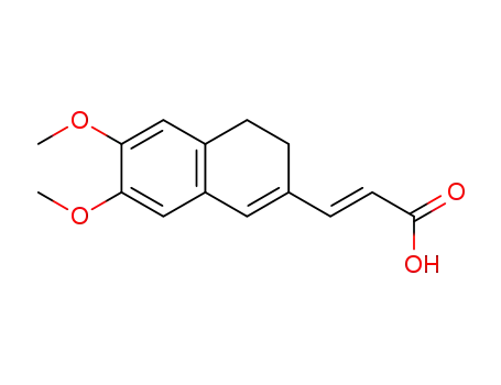 3-(3,4-dihydro-6,7-dimethoxy-2-naphthyl)prop-(2E)-enoic acid