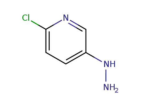 Molecular Structure of 145934-89-0 (Pyridine, 2-chloro-5-hydrazino- (9CI))