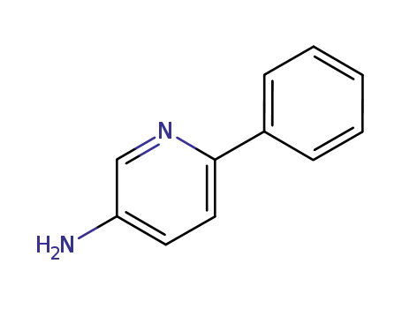 Molecular Structure of 126370-67-0 (6-PHENYL-3-PYRIDINAMINE)
