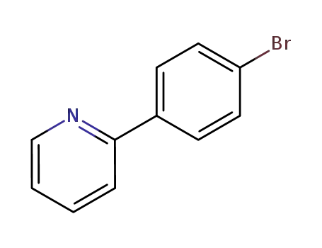 Molecular Structure of 63996-36-1 (2-(4-Bromophenyl)pyriding)