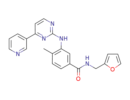 N-(2-furanylmethyl)-4-methyl-3-[[4-(3-pyridinyl)-2-pyrimidinyl]amino]benzamide