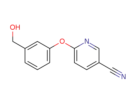 6-(3-hydroxymethyl-phenoxy)-nicotinonitrile