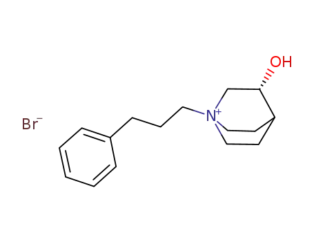 (3R)-3-hydroxy-1-(3-phenylpropyl)-1-azoniabicyclo[2.2.2]octane bromide