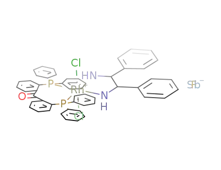 RhCl2{2,2'-bis(diphenylphosphinyl)benzophenone}{(S,S)-diphenylethylenediamine}(SbF6)