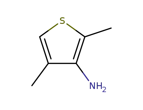 Molecular Structure of 87685-15-2 (3-Thiophenamine, 2,4-dimethyl-)
