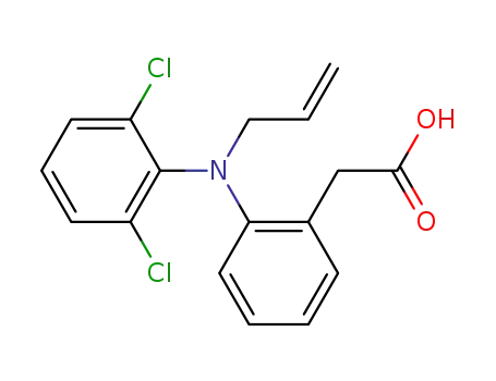 o-(N-allyl-2,6-dichloroanilino)phenylacetic acid