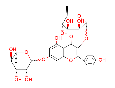 3-[(6-deoxy-alpha-L-mannopyranosyl)oxy]-5-hydroxy-2-(4-hydro...