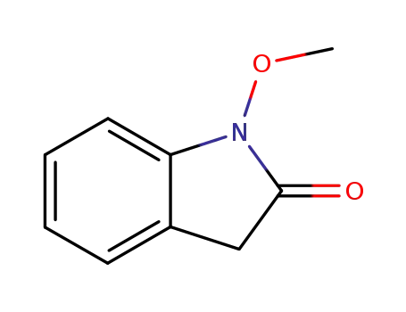 Molecular Structure of 65816-14-0 (1,3-dihydro-1-Methoxy-2H-Indol-2-one)