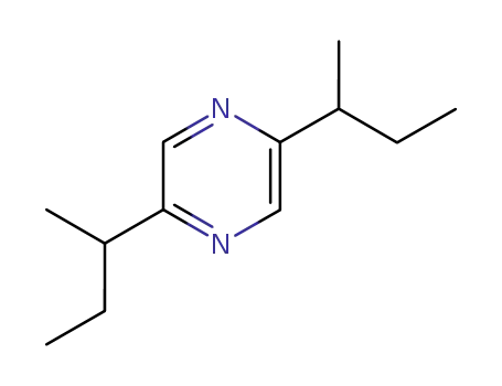 Molecular Structure of 32435-26-0 (Pyrazine, 2,5-bis(1-methylpropyl)-)