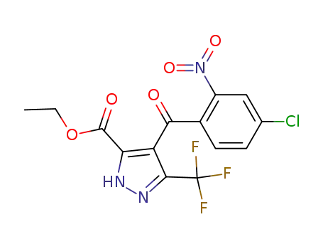 ethyl 4-(4-chloro-2-nitrobenzoyl)-3-trifluoromethyl-1H-pyrazole-5-carboxylate