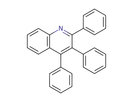 Molecular Structure of 10380-73-1 (Quinoline, 2,3,4-triphenyl-)
