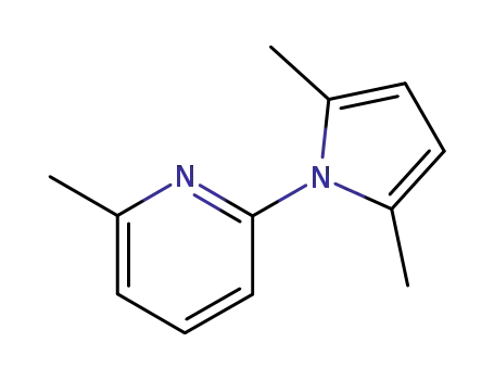 Molecular Structure of 32570-89-1 (Pyridine, 2-(2,5-dimethyl-1H-pyrrol-1-yl)-6-methyl-)