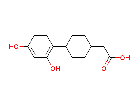 trans-[4-(2,4-Dihydroxyphenyl)cyclohexyl]acetic acid