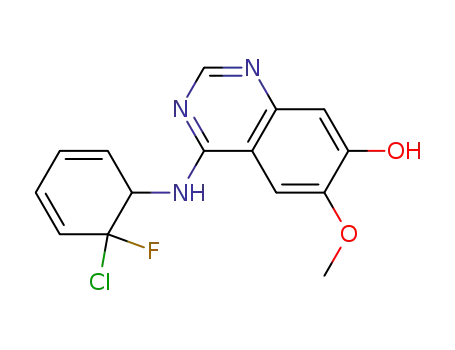 4-(chloro-2-fluoroanilino)-7-hydroxy-6-methoxyquinazoline