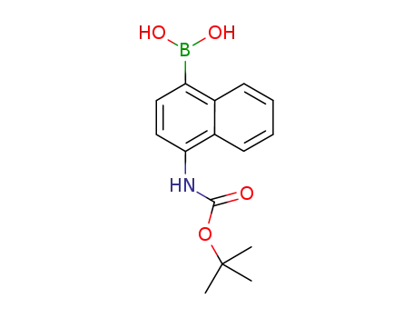 4-(tert-butoxycarbonylamino)naphthalen-1-ylboronic acid