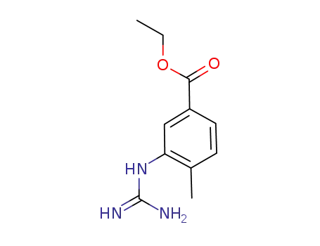 3-[(Aminoiminomethyl)amino]-4-methylbenzoic acid ethyl ester