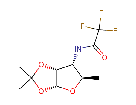 3,5-dideoxy-3-(trifluoroacetamido)-1,2-O-isopropylidene-α-D-ribofuranose